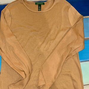 Lauren, Ralph Lauren Crew Neck Long Sleeve Shirt